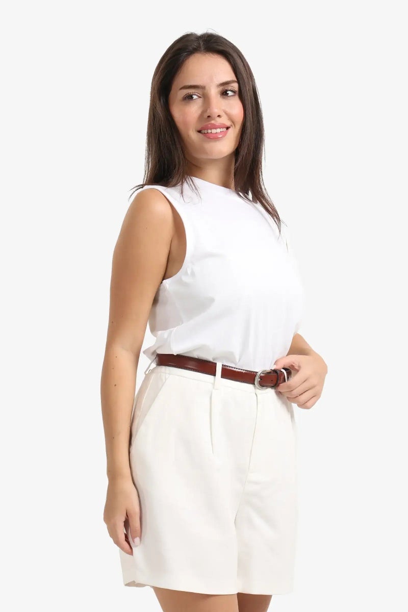 Carina Cotton Sleeveless Top - Image 2